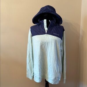 Vineyard Vines Navy and Green Hoodie Sweatshirt
